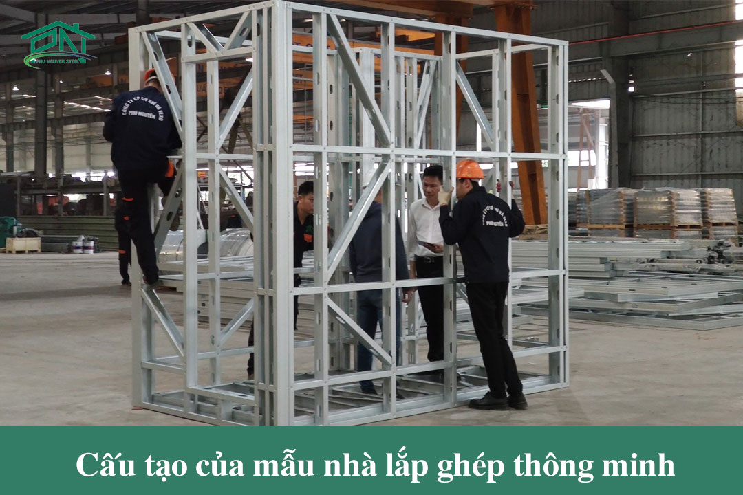 Cấu tạo của mẫu nhà lắp ghép thông minh