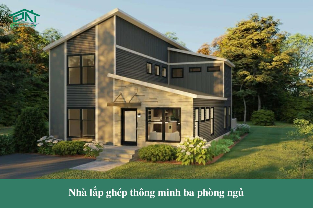 Nhà lắp ghép thông minh ba phòng ngủ