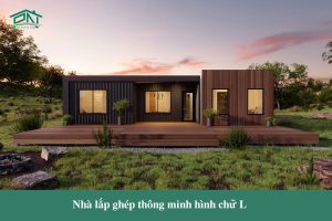 Nhà lắp ghép thông minh hình chữ L