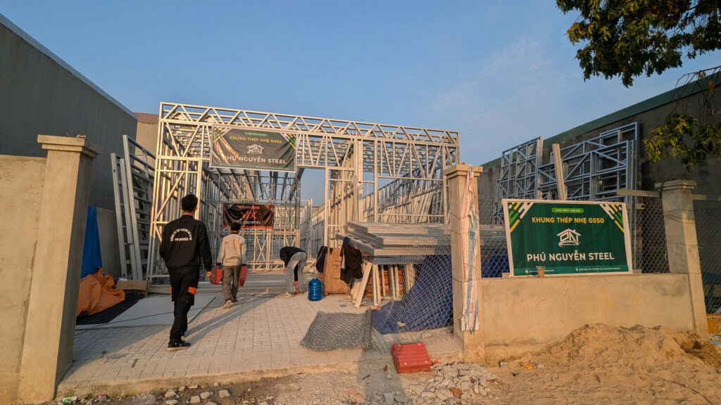 Nhà Khung Thép Nhẹ G550
